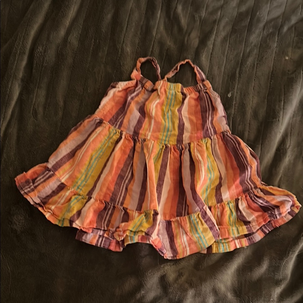 Colorful Striped Dress